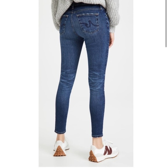AG Adriano Goldschmeid The Legging Ankle Jeans Womens Skinny Stretch Mid Rise 24 - Picture 2 of 15
